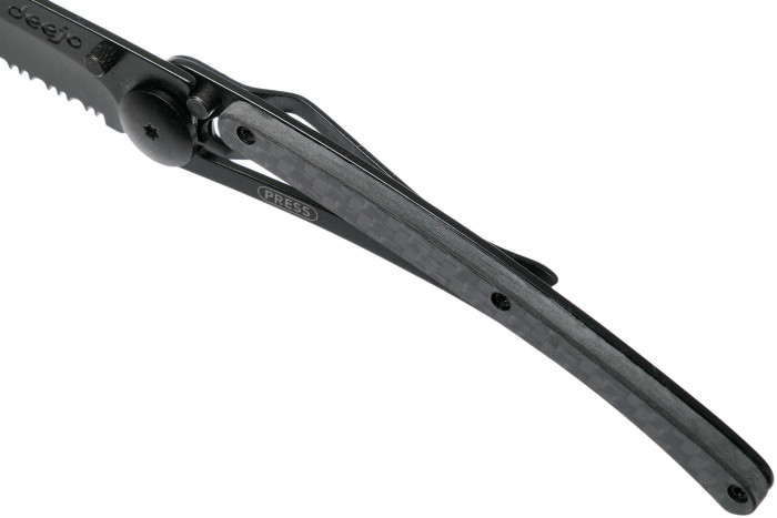 Нож Deejo Carbon One Hand (1GC500)  