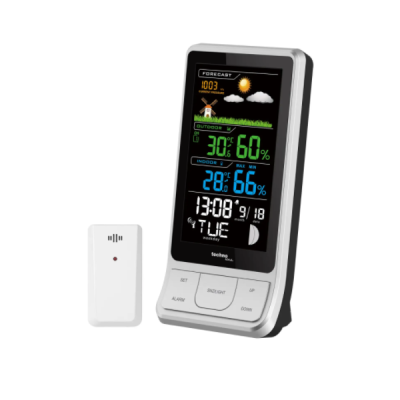 Метеостанция Technoline WS6441 черная/серебристая