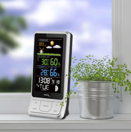 Метеостанция Technoline WS6441 черная/серебристая  