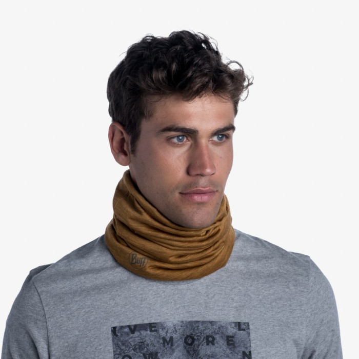 Шарф-труба Buff Lightweight Merino Wool solid mustard  