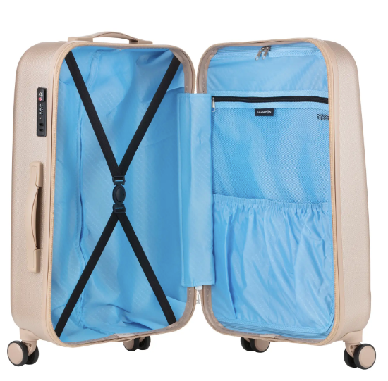 Чемодан CarryOn Skyhopper (M) Champagne (502143)  