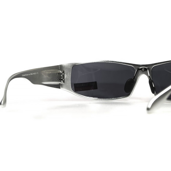 Очки Global Vision BAD-ASS 2 Silver (gray) черные в металлической оправе  