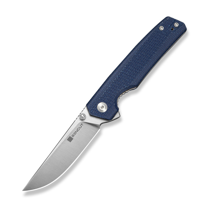 Нож складной карманный Sencut Stria, (7,9 см) D2 / Micarta синий  