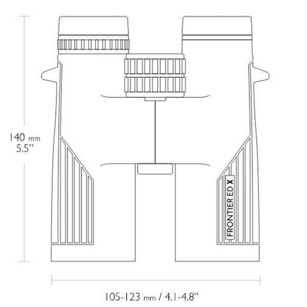 Бинокль Hawke Frontier ED 8x42 (Grey)  