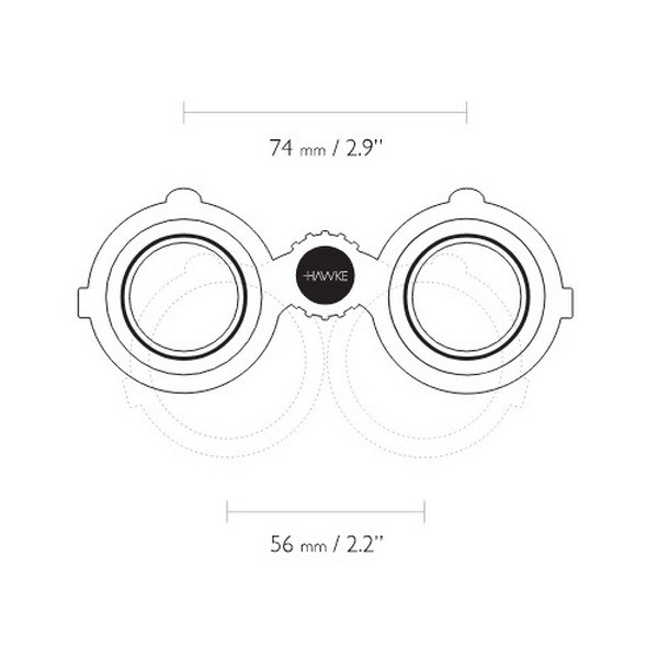 Бинокль Hawke Frontier ED 8x42 (Grey)  