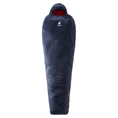 Спальник DEUTER Dreamlite L цвет 3524 navy-cranberry левый