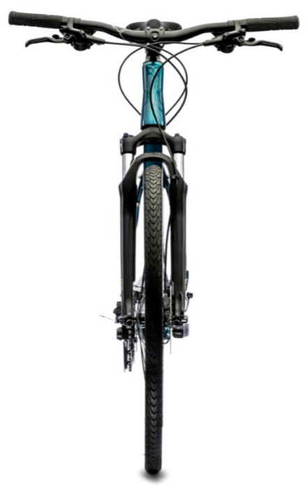 Велосипед Merida 2021 crossway 100 l(55) teal-blue(silver-blue/lime)  