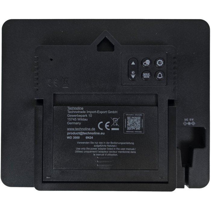 Метеостанция Technoline Tuya Smart/SmartLife WD3000 Black (WD3000)  