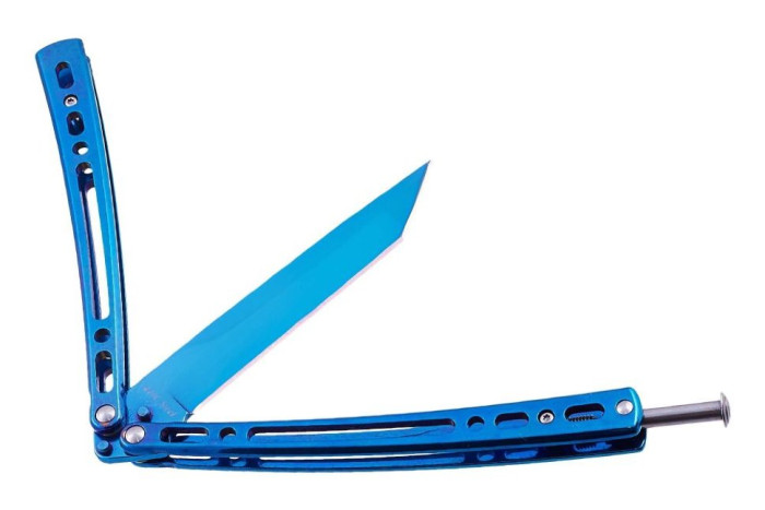 Нож-бабочка (балисонг) Grand Way 15 (синий)  