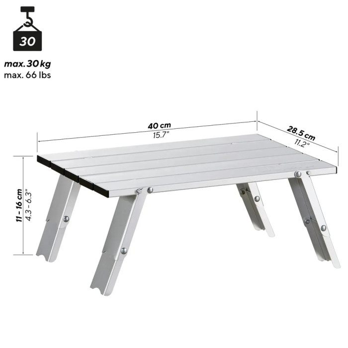 Стол Uquip Handy Silver (244110)  