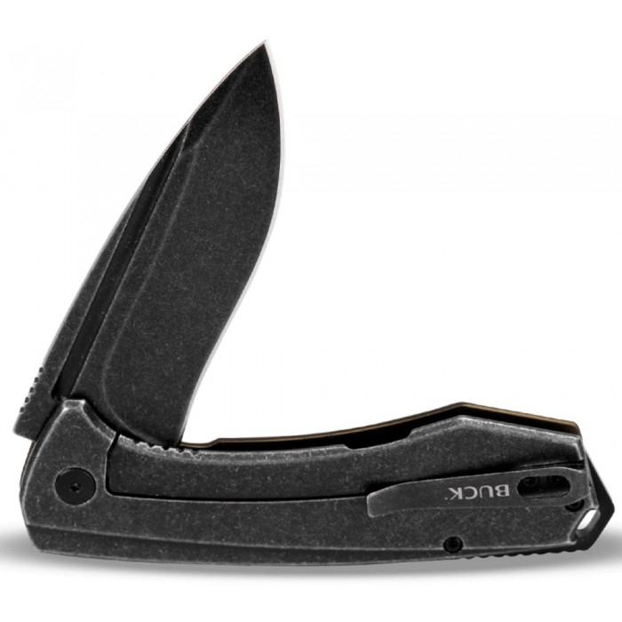Нож Buck Ruckus, черно-зеленый  