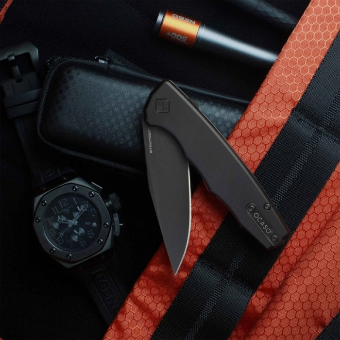 Нож Ocaso Strategy, Black Aluminum  
