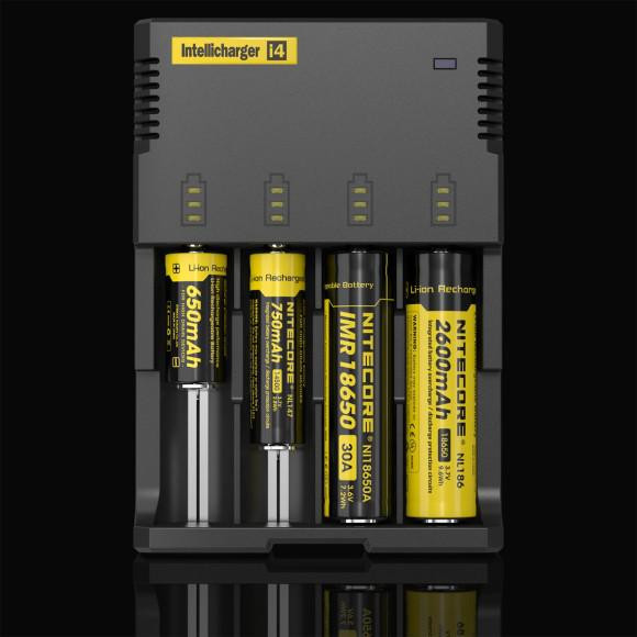 Зарядное устройство Nitecore Intellicharger i4 v.2 (4 канала)  