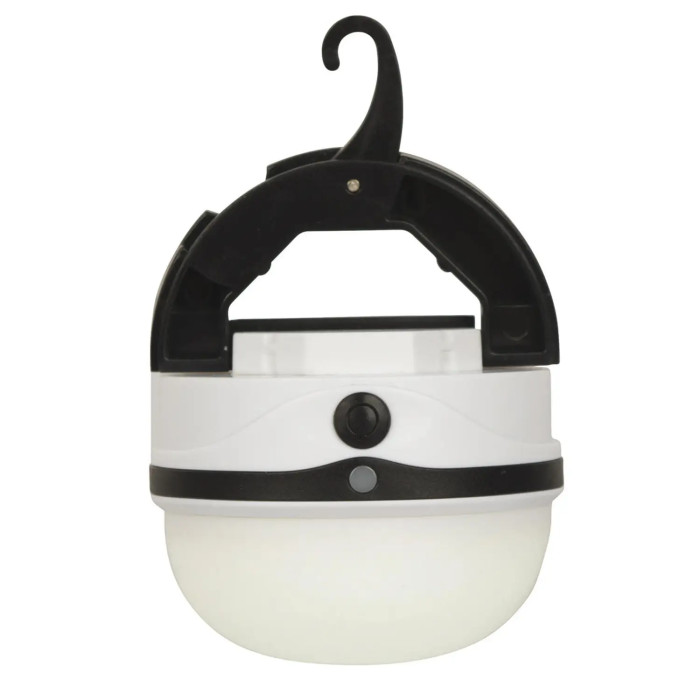 Фонарь кемпинговый Bo-Camp Kuma Silicone Rechargeable 200 Lumen White/Black (5818808)  