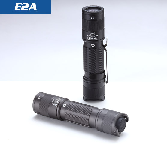 Карманный фонарь Skilhunt E2A, черный, 600 лм  