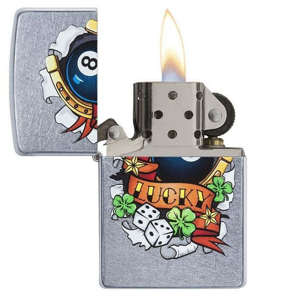 Зажигалка Zippo 207 Luck Tattoo (29604)  