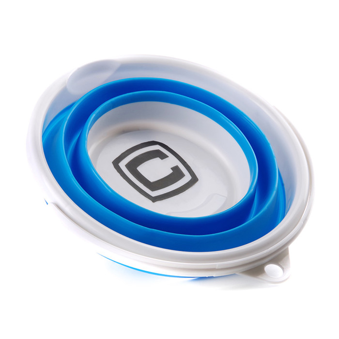 Ведро складное силиконовое СИЛА 5 л blue  