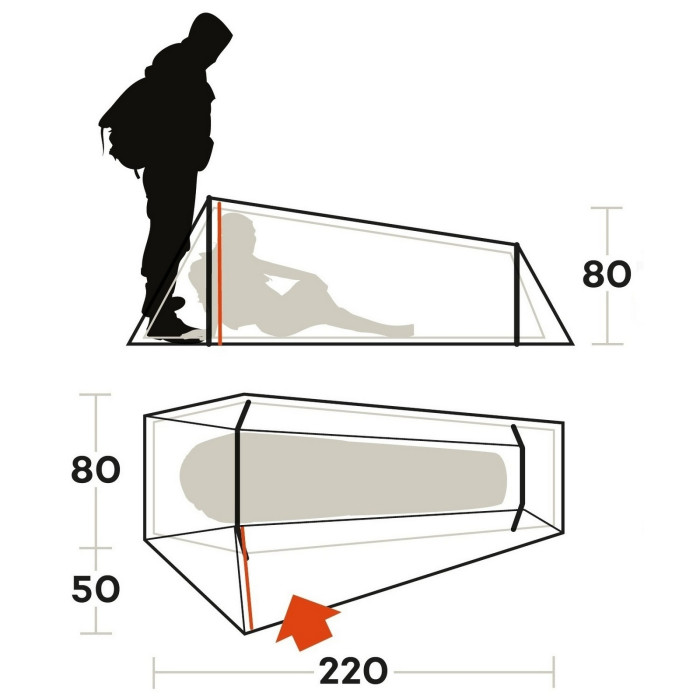 Палатка Ferrino Lightent 1 (8000) Red  