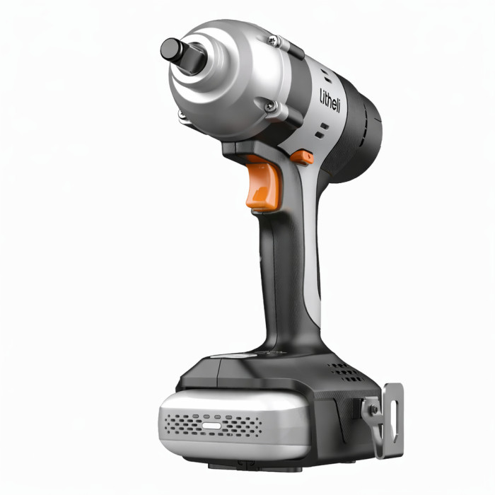 Аккумуляторный ударный гайковерт Litheli бесщеточный, питание от павербанка (УМБ Litheli Power Bank 20000 mAh, 45 W, 2А в комплекте)  
