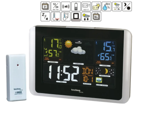 Метеостанция Technoline WS6442 - черная  