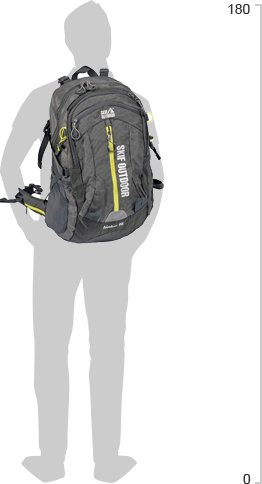 Рюкзак Skif Outdoor Adventure, 40L, dark gray  