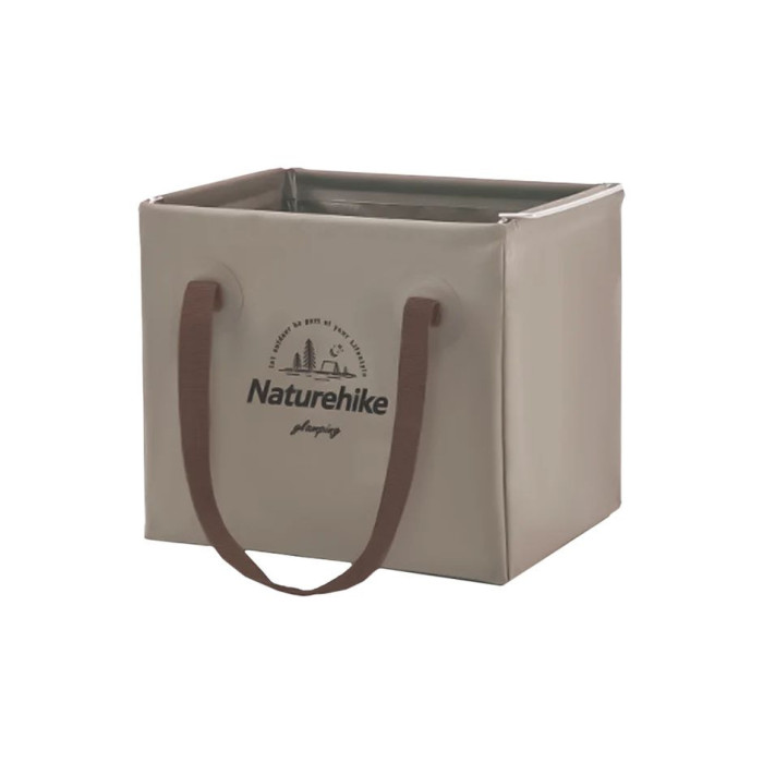 Складной контейнер для воды из ПВХ Naturehike CNH22SN002, 20л, светло-коричневый  