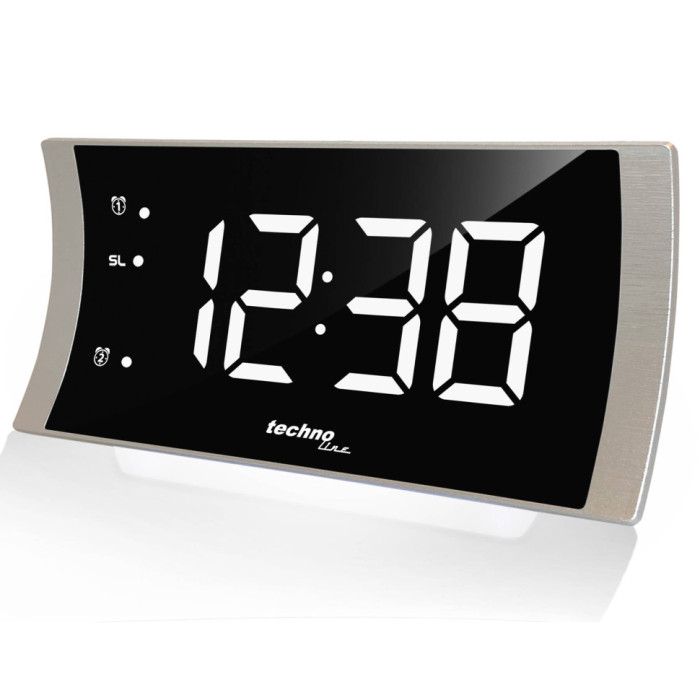 Часы настольные с радио Technoline WT494 Silver (WT494)  