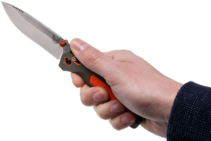 Нож Benchmade Grizzly Ridge оранжево-серый (15061)  