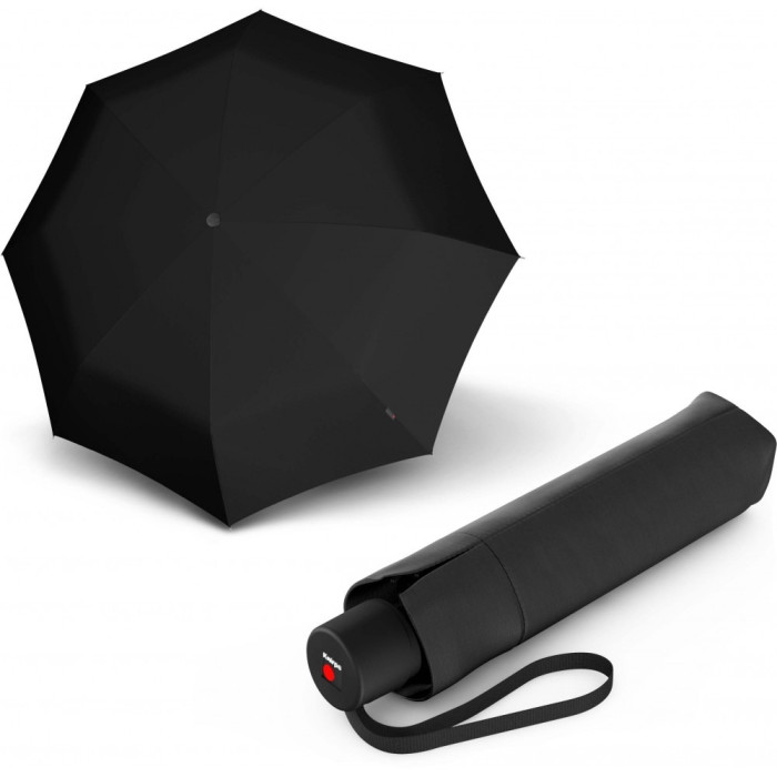 Зонт Knirps A.050 Black UV Protection Мех / Складной / 8 спиц / D98x24см  