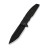 Нож складной туристический Weknife Breach (9.8 см) Bohler M390 / Titanium черный