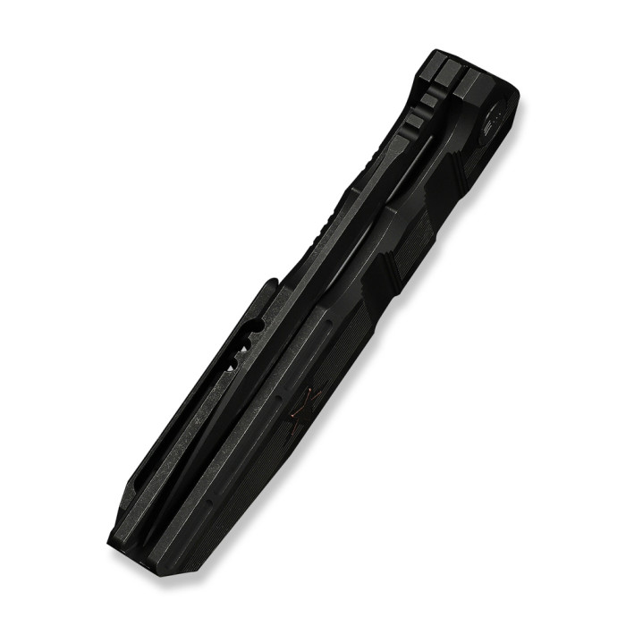 Нож складной туристический Weknife Breach (9.8 см) Bohler M390 / Titanium черный  