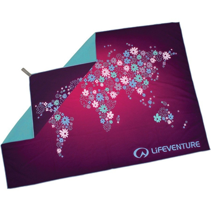 Полотенце Lifeventure Soft Fibre Printed Giant, Flowers  