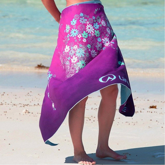 Полотенце Lifeventure Soft Fibre Printed Giant, Flowers  