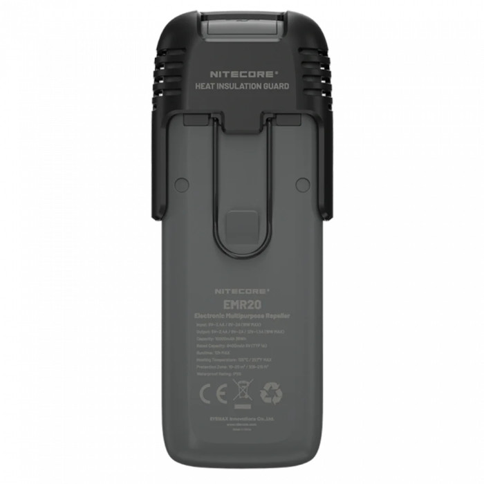 2в1 Фумигатор беспроводной, Power Bank Nitecore EMR20 (QC 3.0, 10000mAh)  
