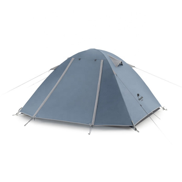 Палатка трехместная Naturehike P-Series NH18Z033-P, 210T/65D, темно-синий 