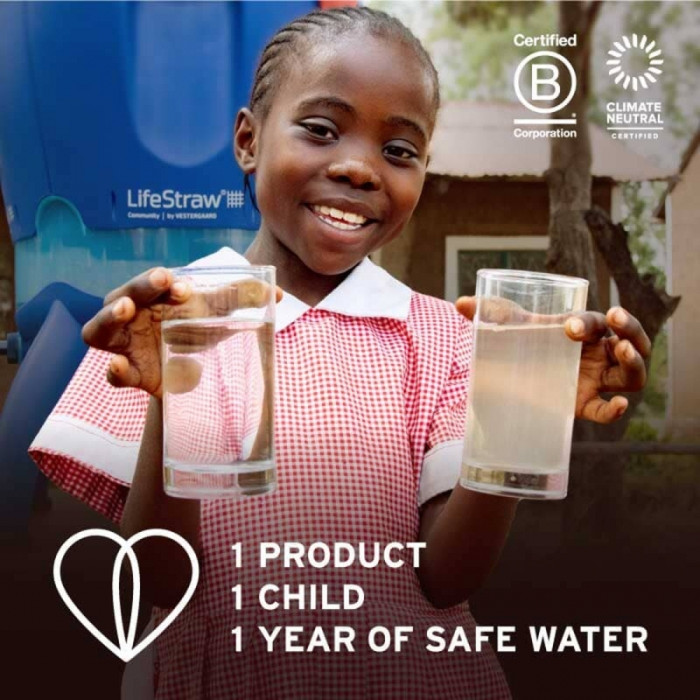 Фильтр для воды LifeStraw SIP, 1 шт с футляром для переноски, Midnight Blue (LSW LSSIP1MBWW)  