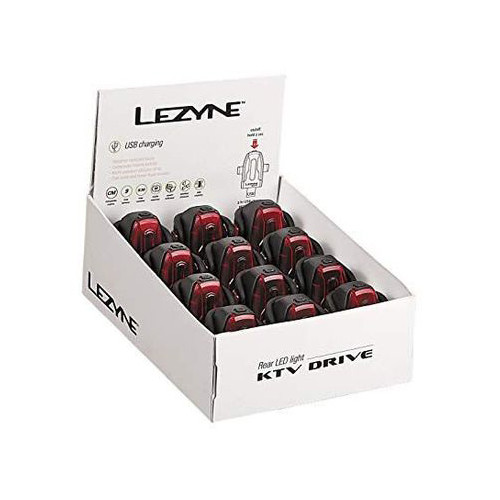 Набор задних велофар Lezyne KTV BOX SET REAR 12 штук черный 10 люменов Y13  