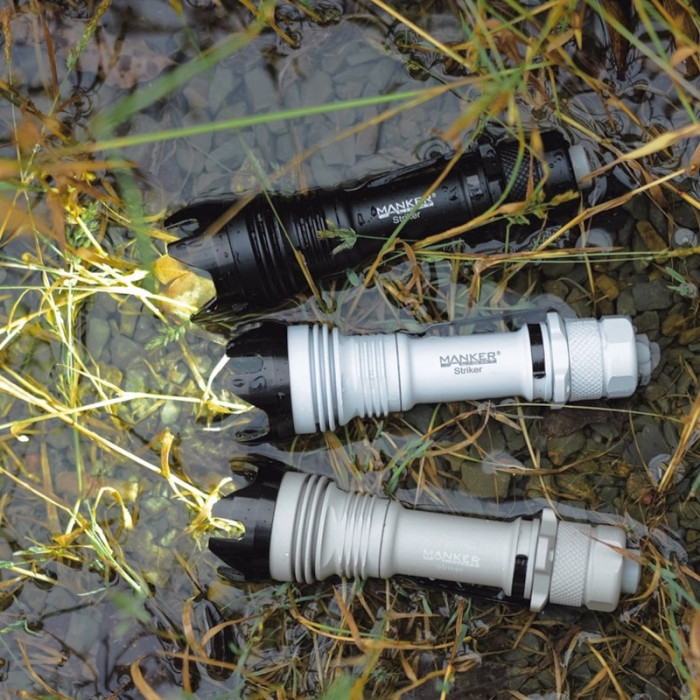 Фонарь Manker Striker Black Bundle, черный  