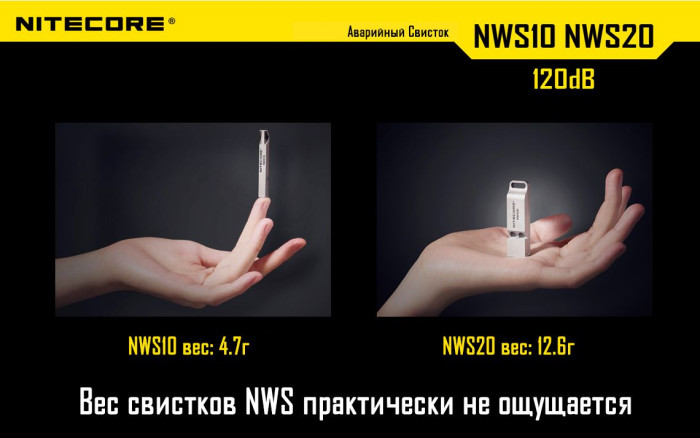 Свисток Nitecore NWS10  