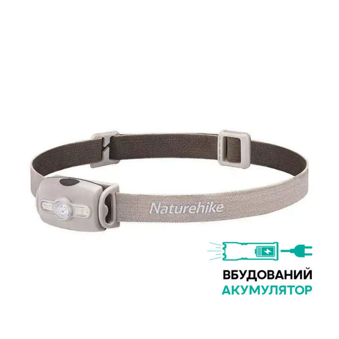Фонарь налобный Naturehike NH18T005-F, бежевый 