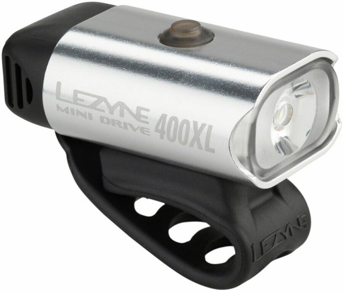 Фара передняя Lezyne MINI DRIVE 400 серебристая 400 люменов Y13  
