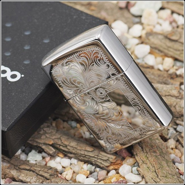 Зажигалка Zippo бензиновая VENETIAN CHROME 352  