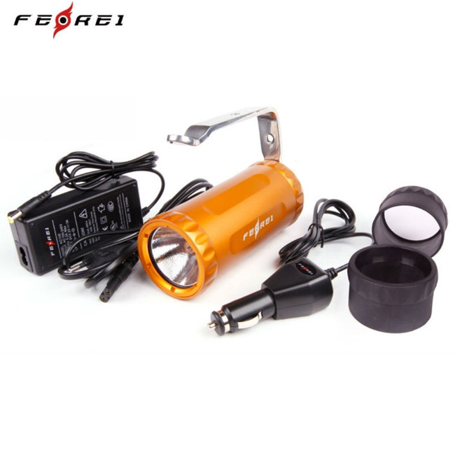 Подводный фонарь Ferei W160A Т6 тёплый жёлтый свет, 800 люмен  