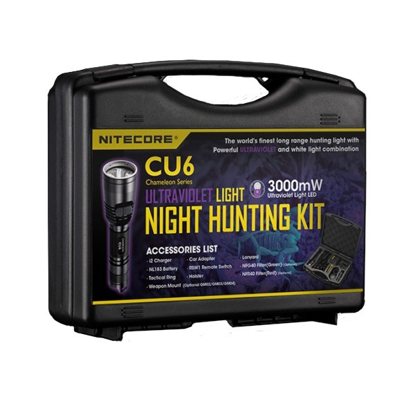 Набор для ночной охоты Nitecore CU6, в подарочном кейсе 