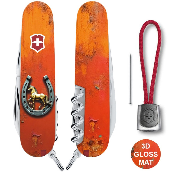 Складной нож Victorinox SPARTAN ZODIAC 3D Счастливая подкова 1.3603.Z5260hk  