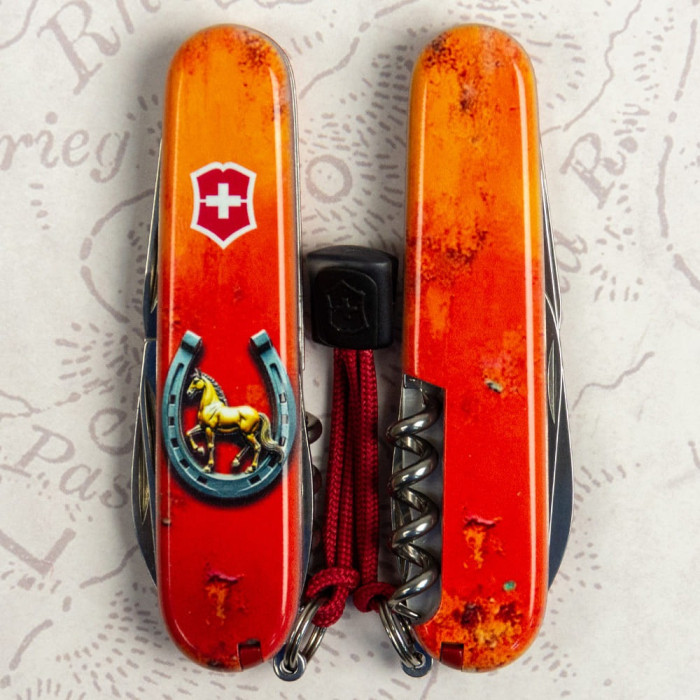 Складной нож Victorinox SPARTAN ZODIAC 3D Счастливая подкова 1.3603.Z5260hk  