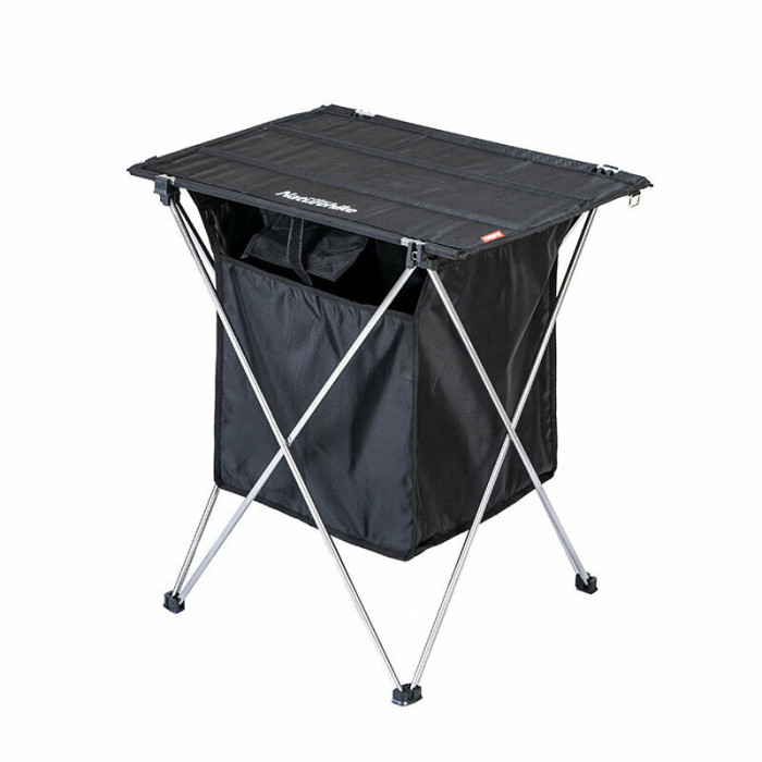 Стол складной с коробкой для хранения Naturehike NH19JJ084, 1680D Oxford / алюминий, черный 