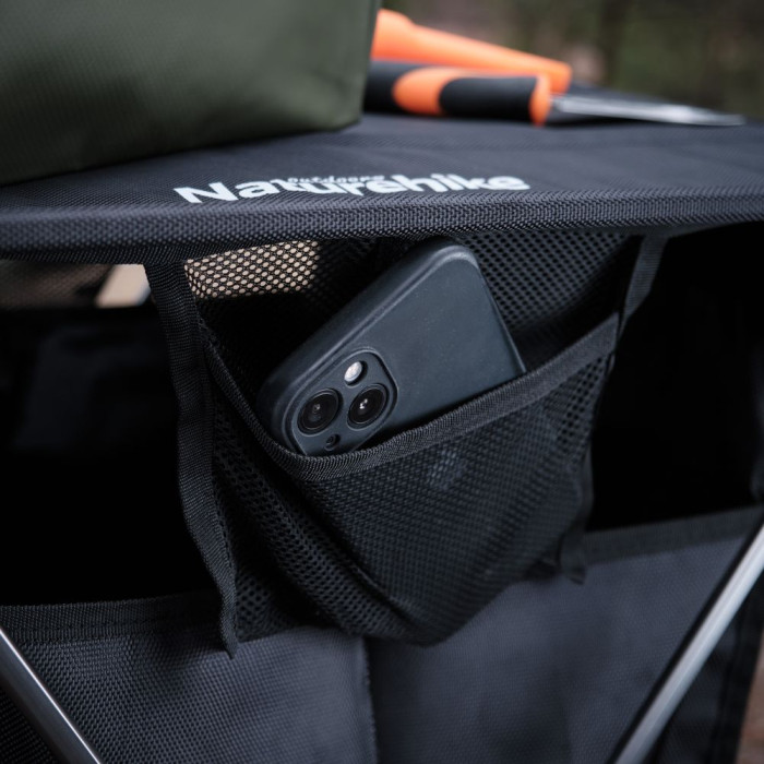 Стол складной с коробкой для хранения Naturehike NH19JJ084, 1680D Oxford / алюминий, черный  