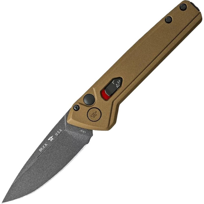 Нож Buck Deploy, Auto Burnt Bronze  
