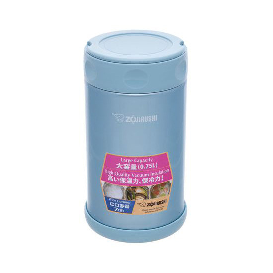 Пищевой термоконтейнер Zojirushi SW-FCE75AB 0.75 л синий 